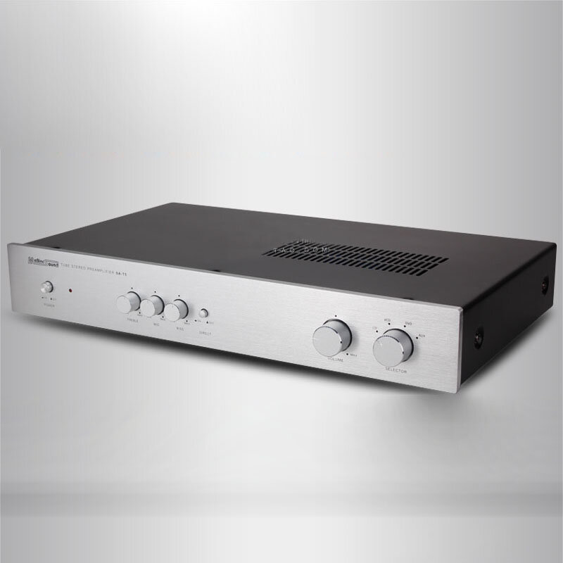 Lyele Audio ECC82 فراغ أنبوب Preamp Hifi مكبر للصوت NE5532 ثلاثة أضعاف Midrange باس تعديل الراقية مكبر صوت