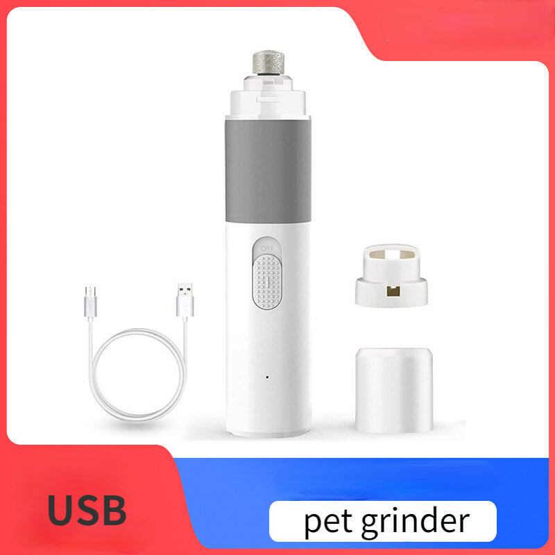 New Private Model High-power Grinding Usb Rechargeable Pet Nail ClipperNail Polishe ElectricManicurer Beauty Microdermabrasion