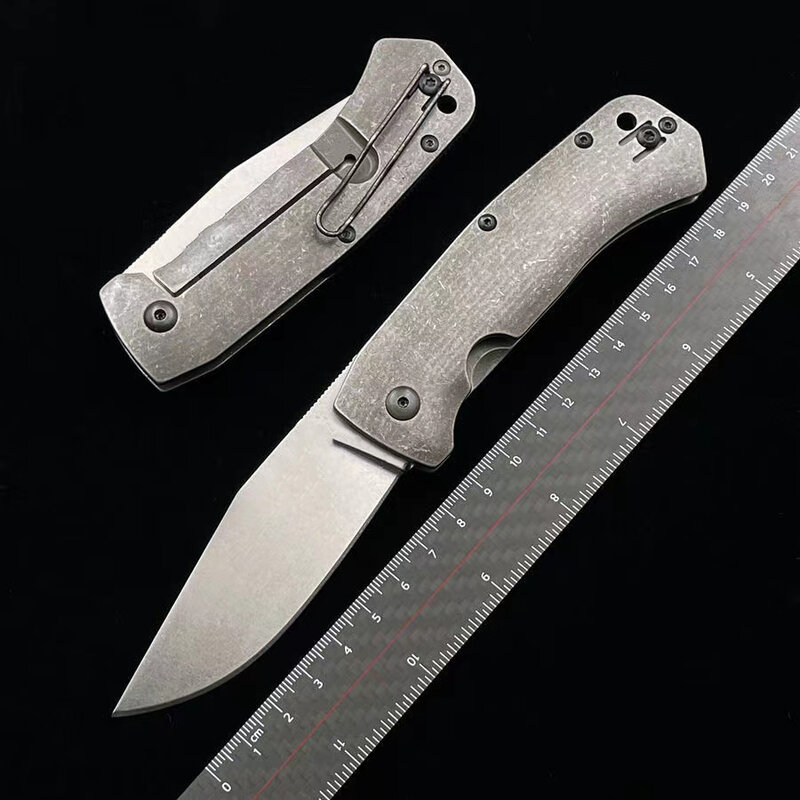 عالية الجودة صلابة سكين للفرد D2 شفرة سبائك التيتانيوم مقبض صابر في الهواء الطلق سلامة جيب EDC أداة-BY01