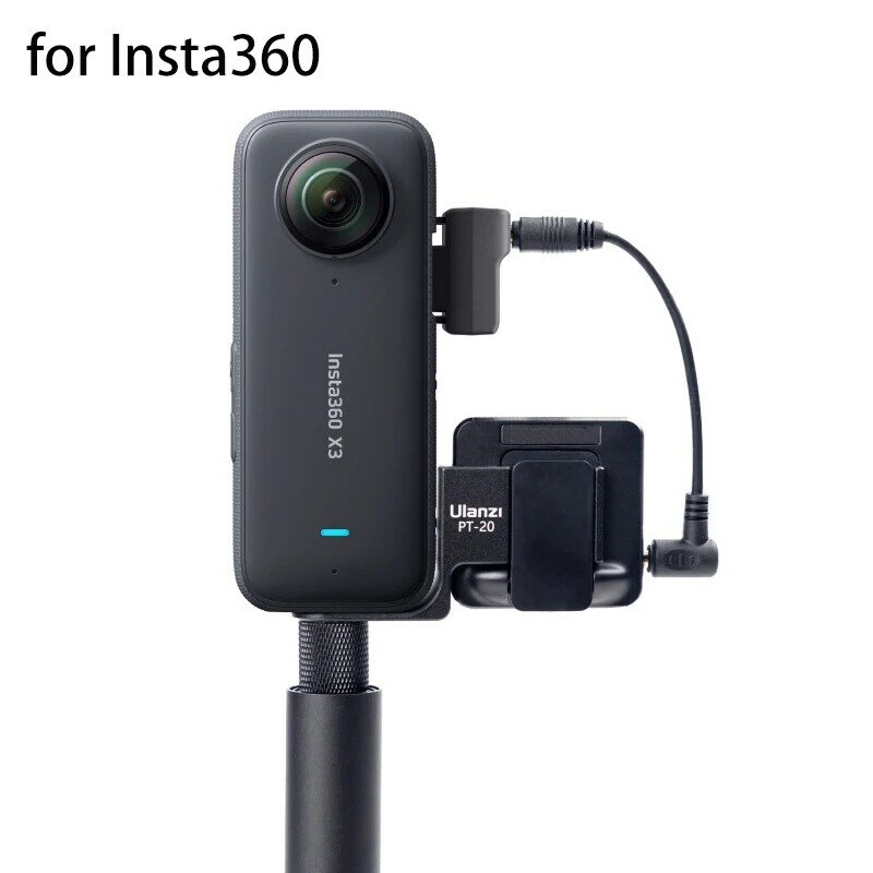 ل Insta360 X3/X2 Selfie عصا خاصة الباردة التمهيد ميكروفون حامل رود اللاسلكية الذهاب الطبعة