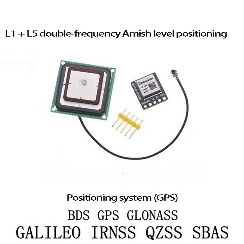 وحدة GPS نظام تحديد المواقع غلوناس المزدوج وضع GNSS وحدة هوائي استقبال تحديد المواقع وحدة BDS غاليليو IRNSS QZSS 1.8-3.6 فولت GT-U12