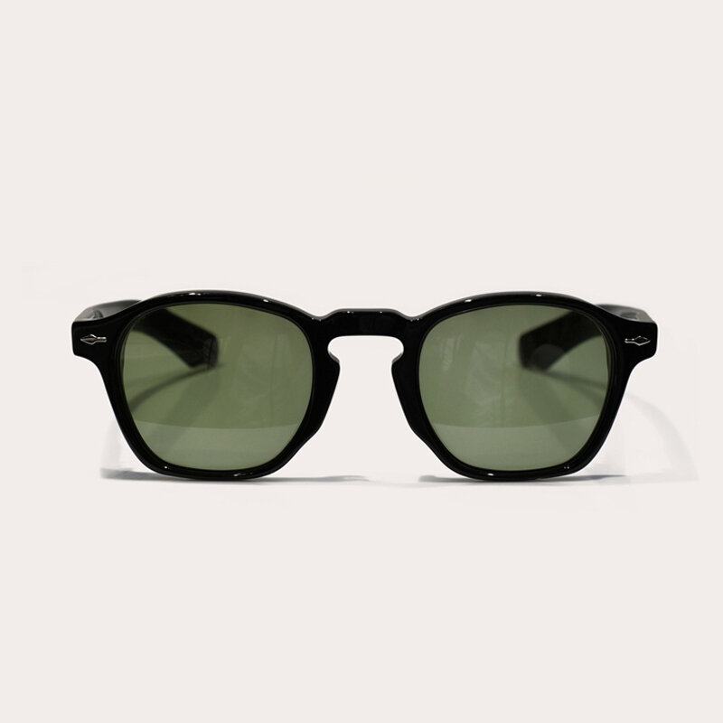 جاك ماركة سميكة خلات مربع الرجال النظارات الشمسية النسائية UV400 مكافحة الأشعة فوق البنفسجية نظارات شمسية إطار جودة عالية الأزرق الأخضر عدسة