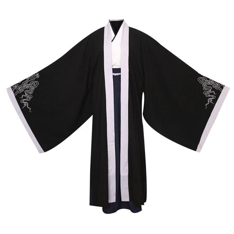 كيمونو فستان الرجال النساء Hanfu الصينية التقليدية تانغ البدلة القمم تنورة اليابانية الساموراي تأثيري حلي يوكاتا رداء ثوب #6