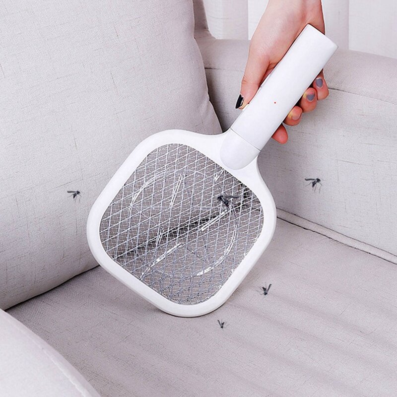 Small Portable Electric Mosquito Swatter Mosquito Swatter Physical Summer Fly Swatter Trap Household Insect Killer