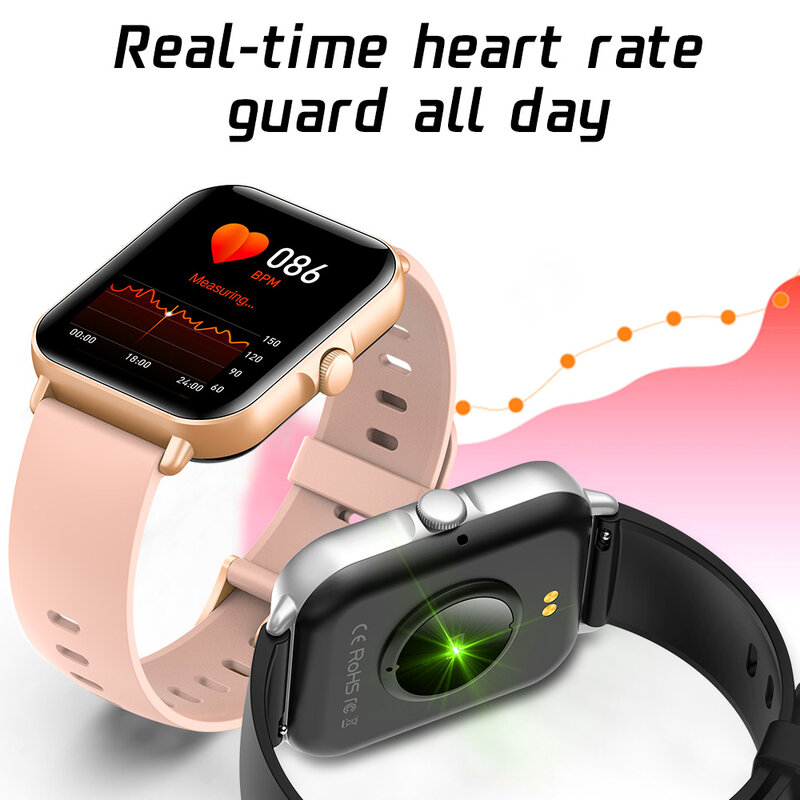 LEMFO جديد بلوتوث دعوة ساعة ذكية الرجال النساء رصد معدل ضربات القلب IP67 Warterproof توقعات الطقس PK GTS 3 Smartwatch 2022
