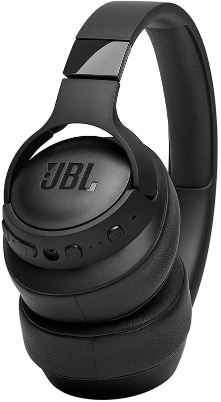 سماعات لاسلكية JBL Tune 760NC أصلية خفيفة الوزن وقابلة للطي فوق الأذن مع خاصية إلغاء الضوضاء النشطة 6 ألوان JBL T760NC
