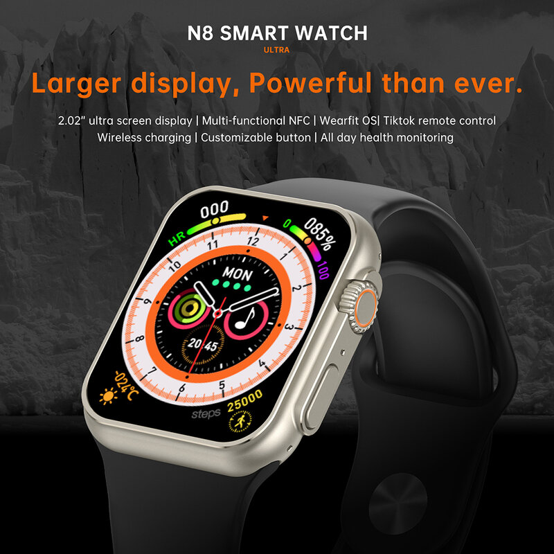 جديد 2022 ساعة ذكية الترا 8 NFC بلوتوث دعوة Smartwatch سلسلة 8 اللاسلكية تهمة هيث سوار لياقة بدنية طويلة للنساء الرجال
