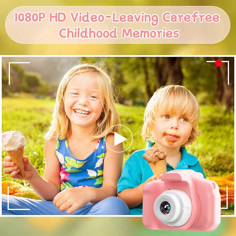 ألعاب كاميرا للأطفال للأولاد والبنات في عمر 3-9 سنوات ، HD 1080P كاميرات فيديو سيلفي رقمية للأطفال الصغار مع بطاقة SD 32GB #5