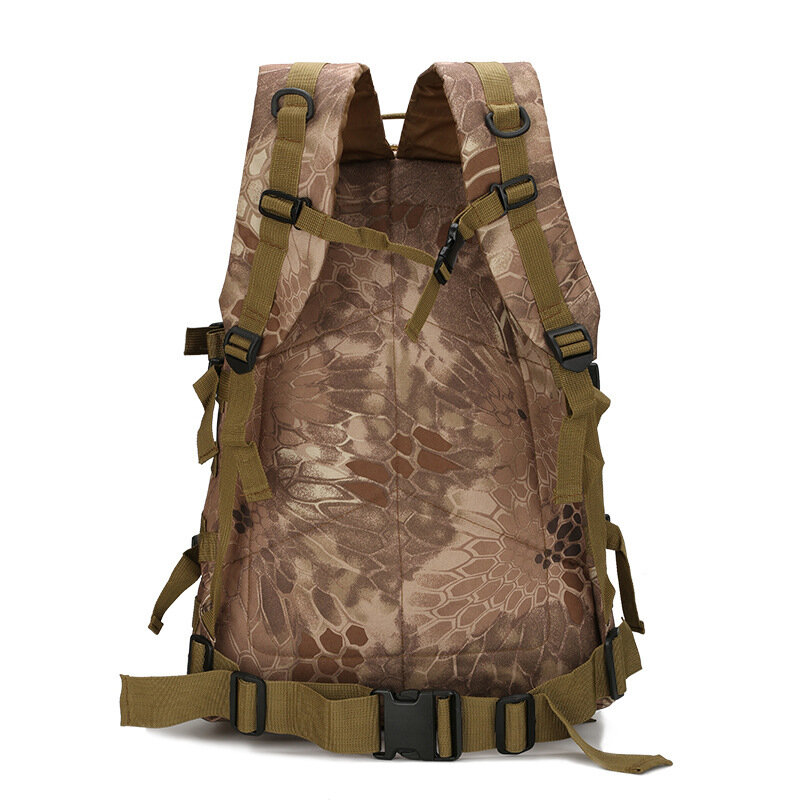 50L كامو حقيبة ظهر كبيرة العسكرية حقيبة متعددة الاستخدامات مقاوم للماء حقيبة الظهر التخييم التنزه الرحلات الصيد الصيد الظهر للرجال #3