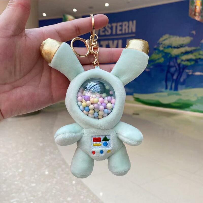 Eye-catching Keychain Bunny Plush Toy Backpack Decoration Astronaut Rabbit Doll Fine Texture  Multipurpose