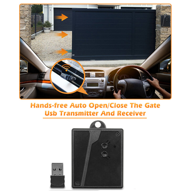 جهاز إرسال واستقبال لاسلكي للسيارة يونيفرسال ، جهاز استقبال وفتح باب المرآب بجهاز تحكم عن بعد ، جهاز استشعار USB للاتصال بالبلوتوث 2.4G