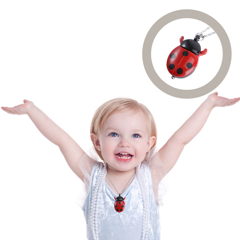 الأطفال ساعة الجيب قلادة: الأحمر الخنفساء ساعة جيب سلسلة سترة قلادة قلادة المفاتيح قلادة هدية