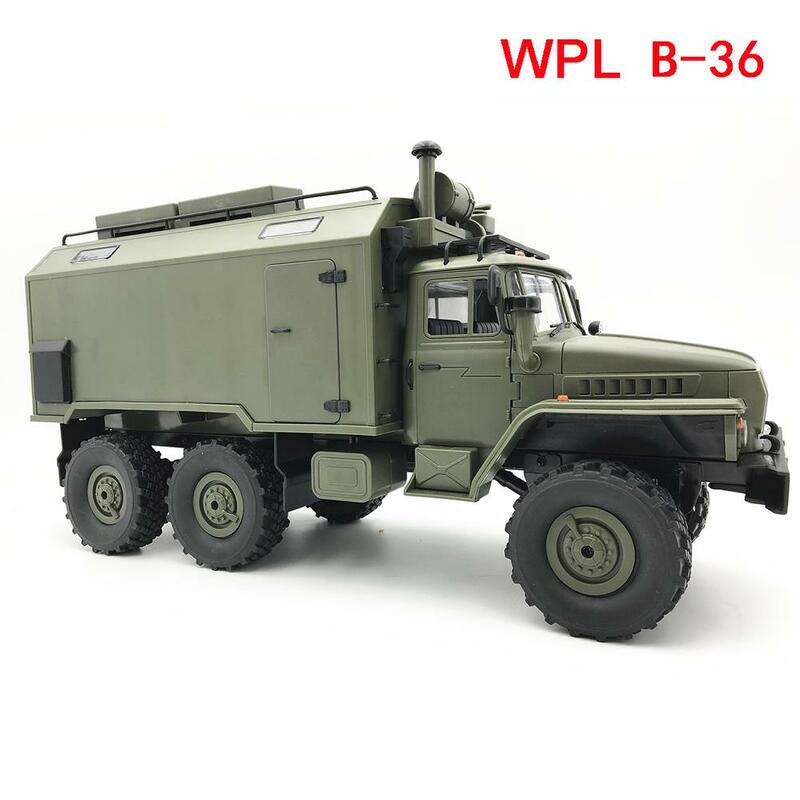 سيارة WPL B36 ورال 1/16 2.4G 6WD Rc عسكرية للشاحنة لعبة قيادة مجنزرة لعبة مركبة