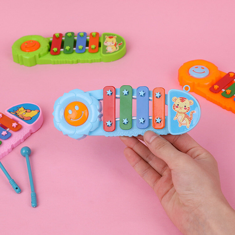 الرضع الكرتون دليل صغير السبر البيانو الأطفال البلاستيك قرع أداة الطفل الموسيقى التعليم المبكر اللعب