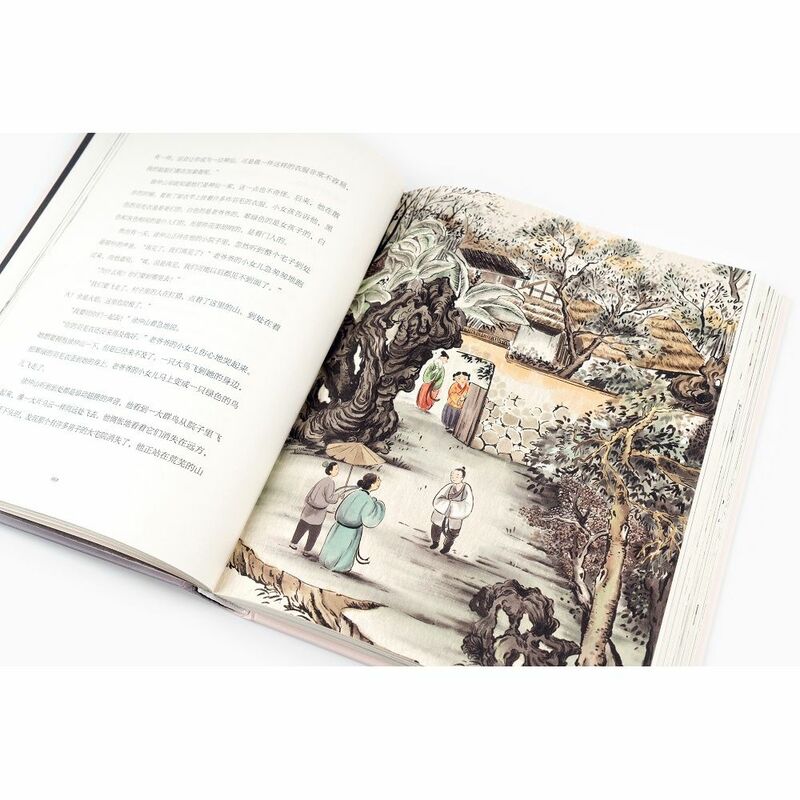 الحكايات الصينية الكلاسيكية الصينية كتب الأطفال اللامنهجية المصورة الرسوم التوضيحية الحديثة الحكايات الخيالية الكلاسيكية