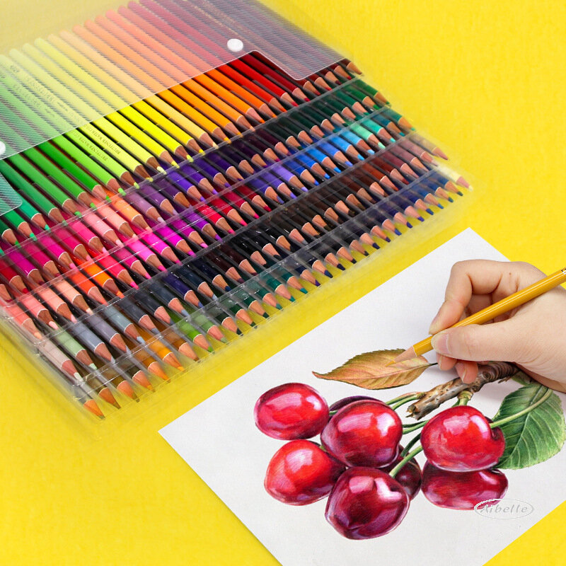 Brutfuner 260 Colors Professional Oil Color Pencils Set Sketch Coloured Colored Pencil For Drawing Coloring School Art Supplies #4
