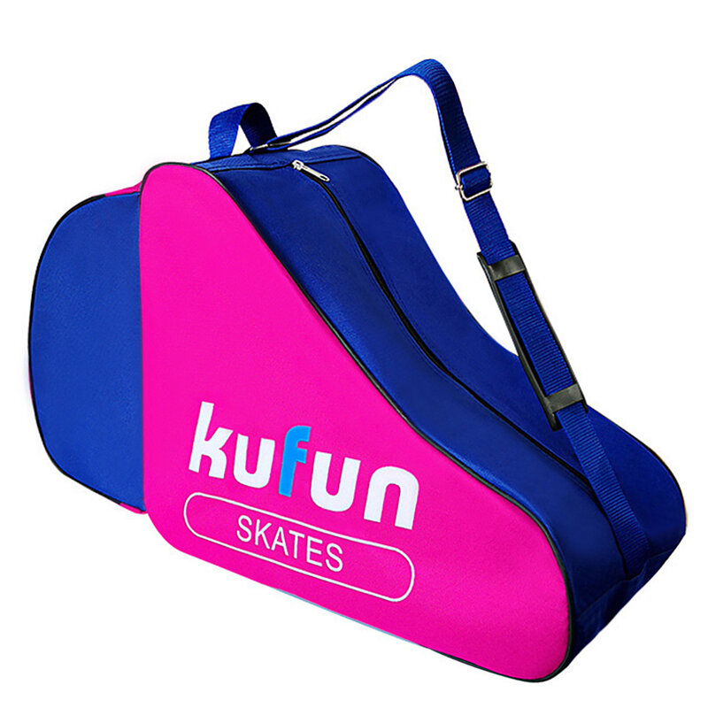 Waterproof Roller Skating Storage Bag for Inline Roller Boots Shoes Skates Protective Gears Adjustable Compartment Design Case