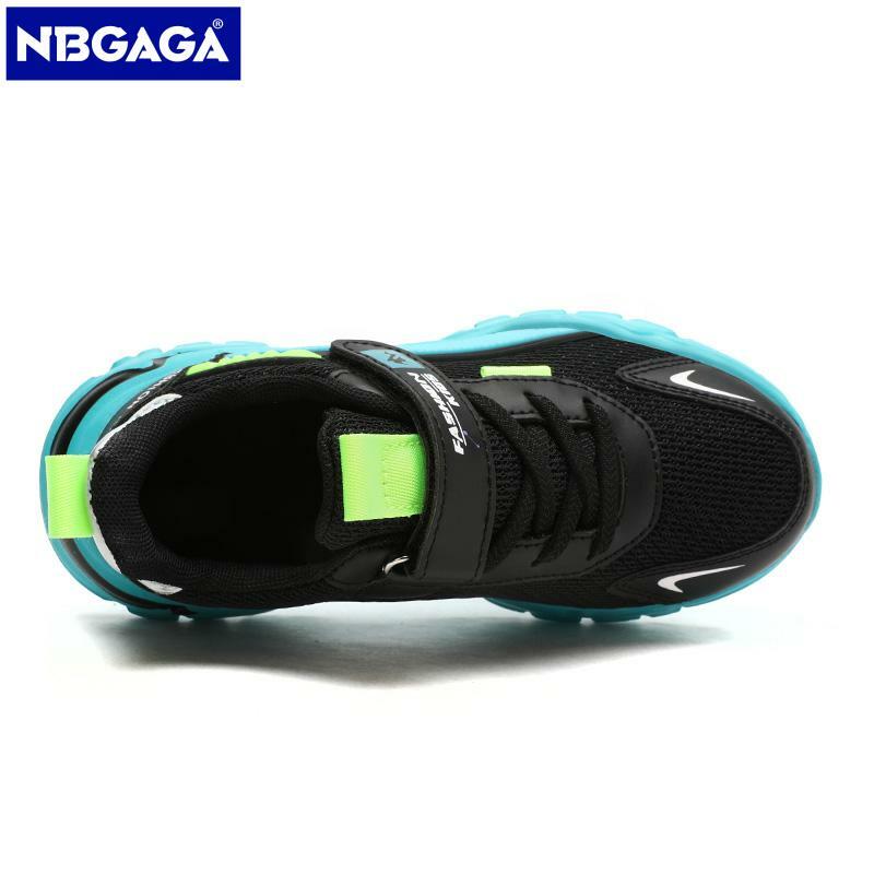 حذاء أطفال شبكي صيفي غير رسمي للأولاد والبنات حذاء خفيف الوزن رياضي للركض للأطفال الصغار من أجل 7-15y NBGAGA