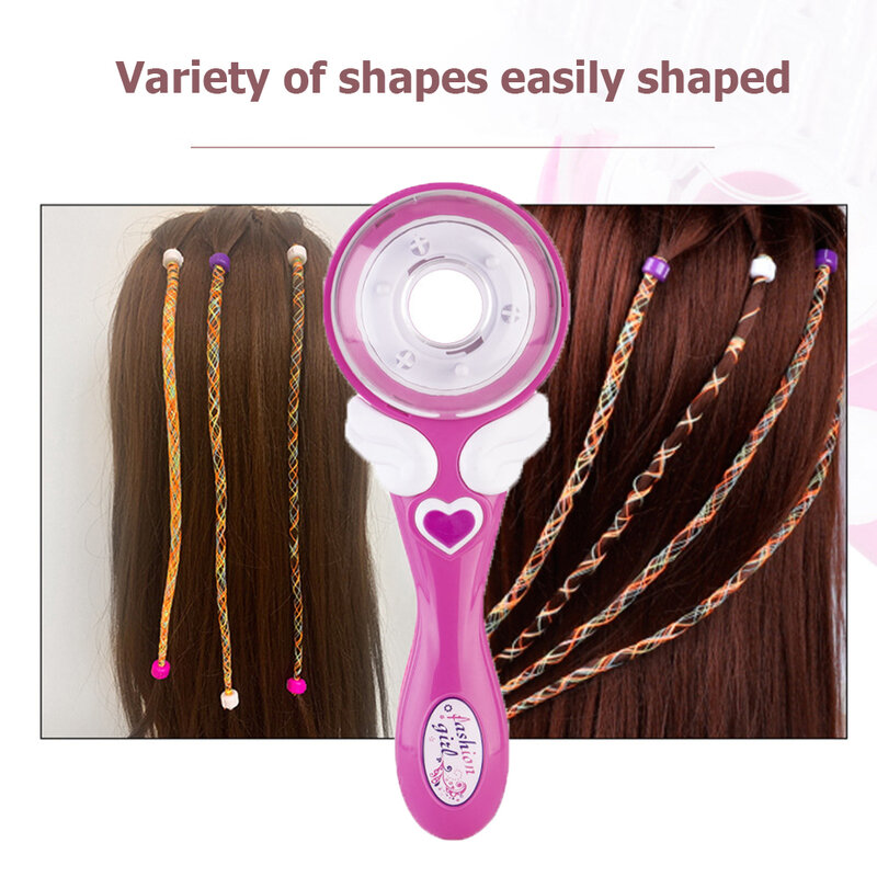 الكهربائية التلقائي الشعر تجديل DIY بها بنفسك الشعر نسج الأسطوانة آلة تويست الحياكة لفة الملتوية تجديل أدوات التصميم فتاة للهدايا