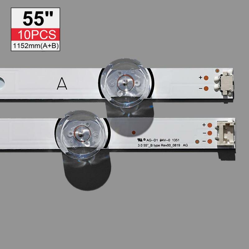 LED الخلفية شريط مصابيح ل التركي الممتاز 55''TV Innotek DRT 3.0 AB نوع 6916L- 1989A 1990A 55LB561V 55LY340C 55LB582V 55LF580V 55LF5800