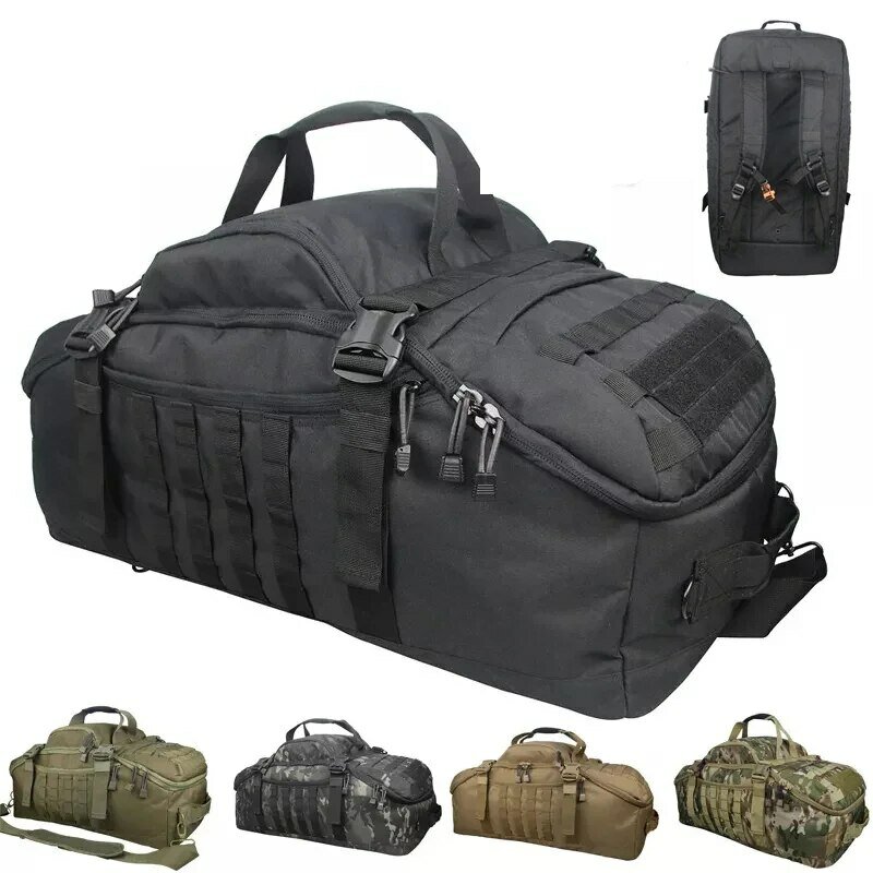 حقائب ظهر للتخييم بسعة 60 لتر و 80 لتر حقيبة ظهر عسكرية تكتيكية رخوة الجيش للسفر والتسلق حقيبة ظهر رياضية