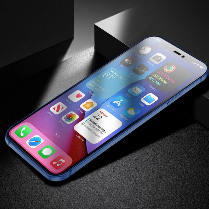 1-4Pcs Matte Tempered Glass for IPhone 13 Pro Max Screen Protector for IPhone 12 Mini 11 Pro 7 8 Plus XR X XS Max No Fingerprint