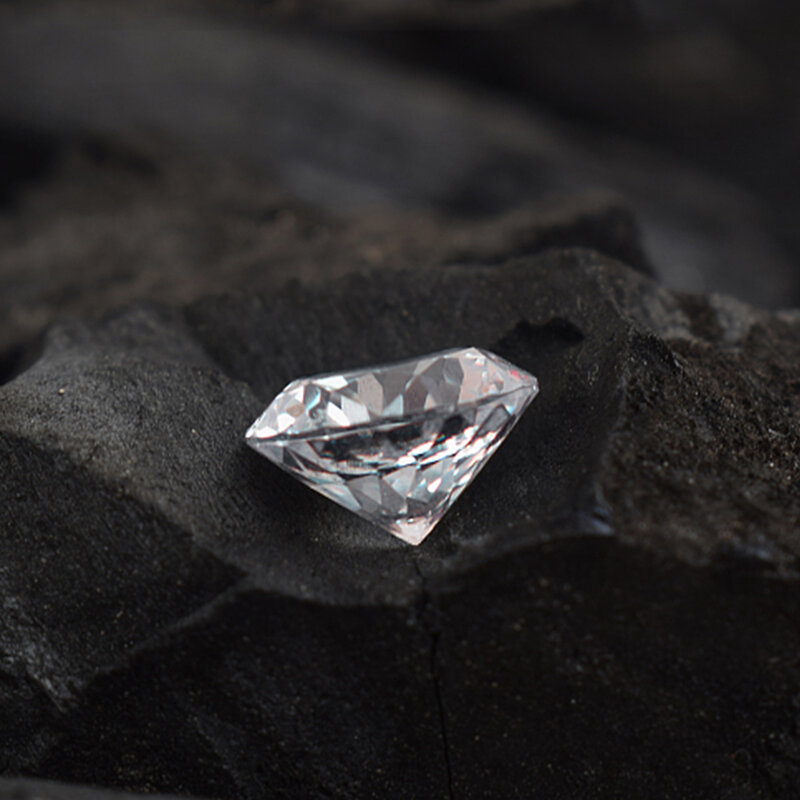 جودة عالية الأحجار الكريمة فضفاضة مويسانيت الأحجار 3 مللي متر To12mm D اللون VVS1 جولة الماس ممتاز قطع تمرير الماس تستر مجوهرات