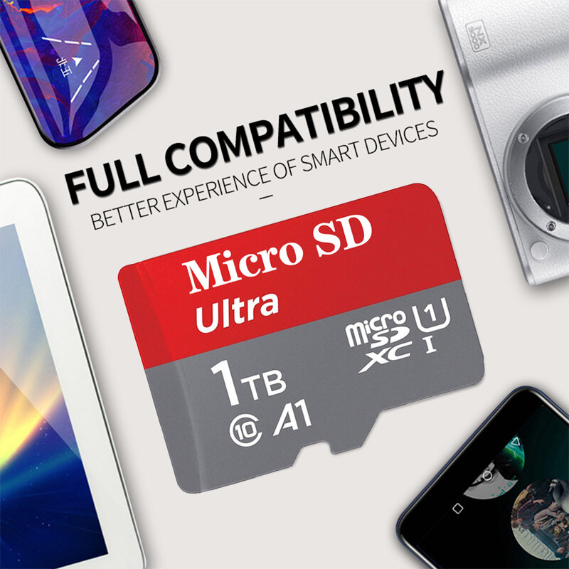 NEW 2022 Micro SD Card 1TB High Speed Micro SD/TF Flash Card Memory Card 128 64GB MicroSD for Phone/Computer/Camera Free Shiping