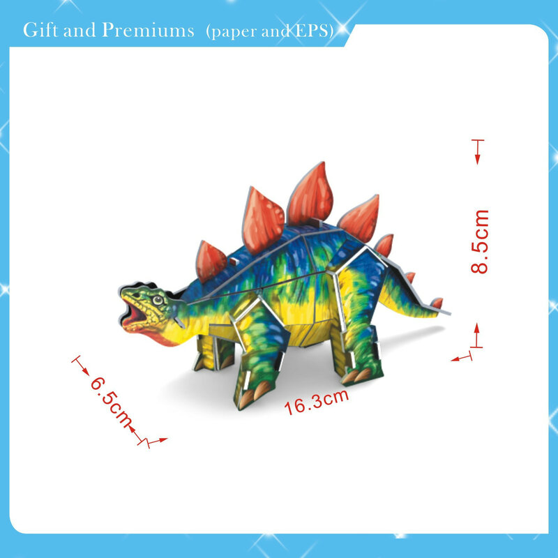 طفل التعليمية ورقة ثلاثية الأبعاد لغز لعب الأطفال المشهد بانوراما الاطفال Tangram التعليمية التعلم ديناصور الحيوان الهدايا