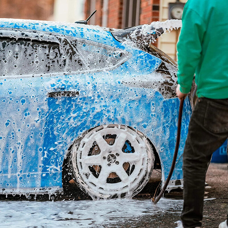 شامبو غسيل السيارات 500 مللي / زجاجة سائل رغوي لغسيل السيارات لغسل ملحقات السيارات ومواد التنظيف الخارجية
