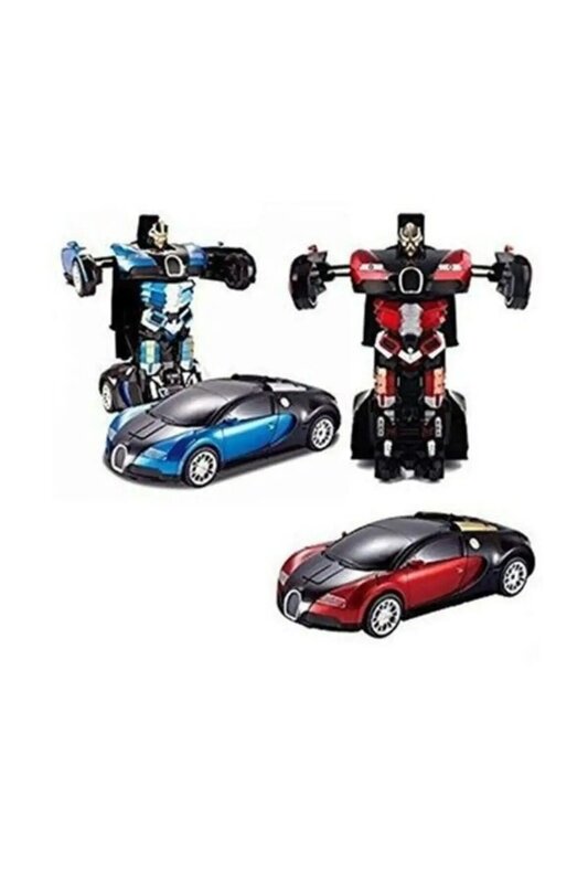 المحولات روبوت سحب وإسقاط السيارة الرياضية التي يمكن أن تتحول نفسها إلى روبوت. مناسبة لجميع الأطفال في سن الشحن السريع