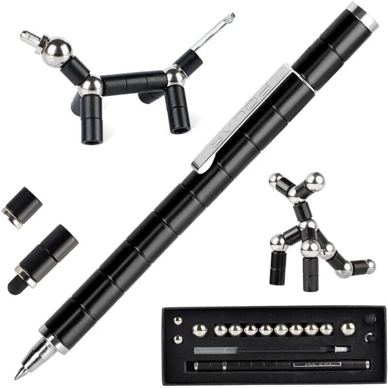 المعادن المغناطيسي أقلام رصاص لعبة مغناطيسي هلام القلم الإبداعية لغز تعليق القلم متعددة الوظائف المغناطيس أقلام الكتابة لوازم الهدايا