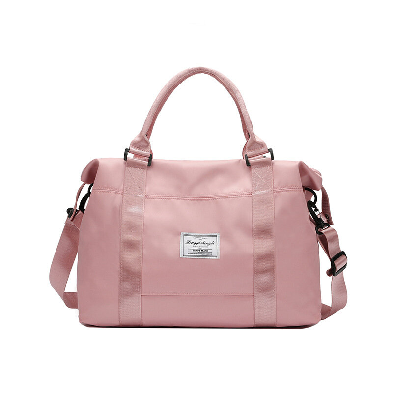 Travel Bag Handbag Dry and Wet Separation Fitness Sports Bag Large Capacity Waterproof Travel Bag Pink Duffel Bag