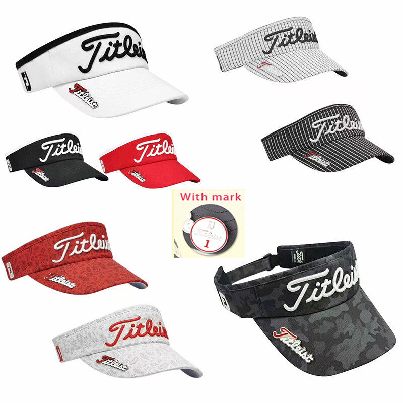 2022 no top sunshade men's and women's brand golf hats with mark