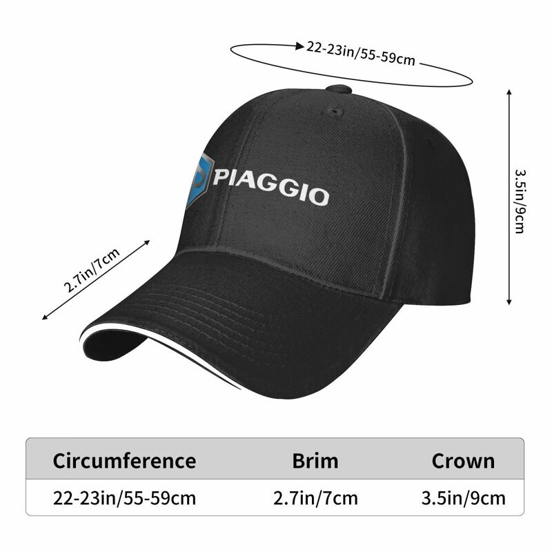 فيسبا بياجيو شعار سائق شاحنة قبعة Snapback قبعة للرجال البيسبول رجالي قبعات قبعات للشعار