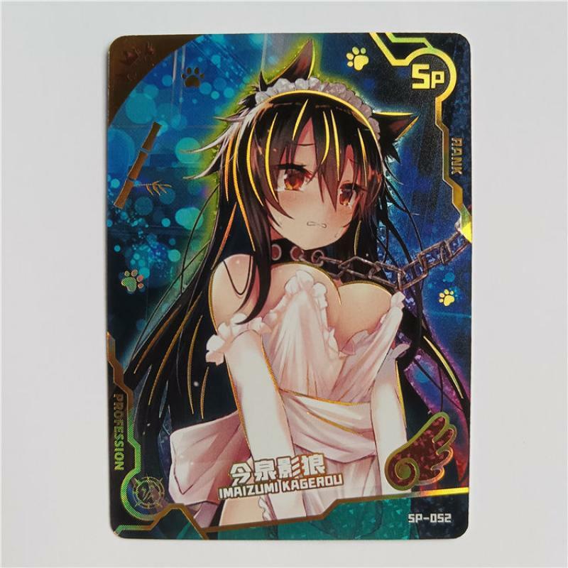 New Original Anime Goddess Story Girl Party Full Set Sp Golden Flash Game Collection Card Out of Print Rare Card Children's Toys