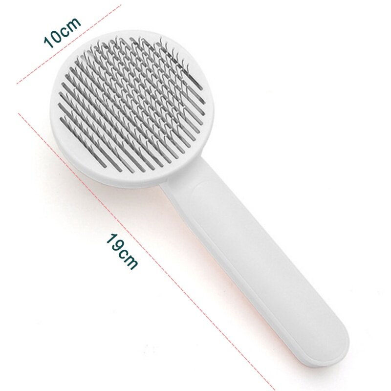Pet Cat Brush Dog Comb Hair Emoval Self Cleaning Comb for Cats Dog Grooming Combs Clean Shedding Brush Dog Cat Accessories