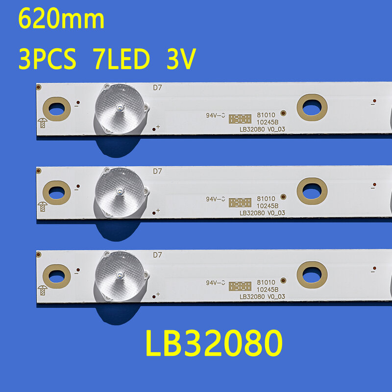 LED الخلفية قطاع ل L.G 32LJ500V 32LH500D 32PFS6401 KDL-32R330D GJ-2K16 01P26 01N18 01N19 D2P5-315 GEMINI-315