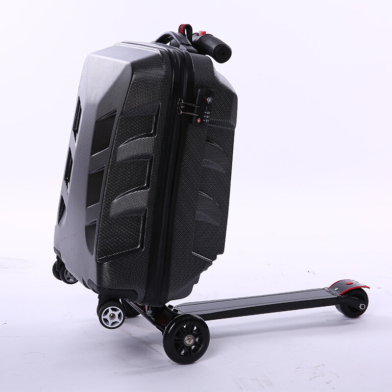 21 بوصة الكبار تحمل على سكوتر السفر حقيبة حقيبة السفر الأمتعة على عجلات