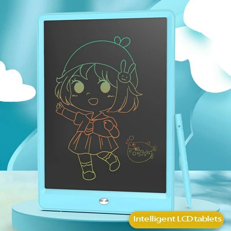 LCD دفتر قطع اللون 10 بوصة إلكتروني الرسم الكتابة على الجدران وسادة للأطفال والكبار المنزل مدرسة مكتب دفتر قطع