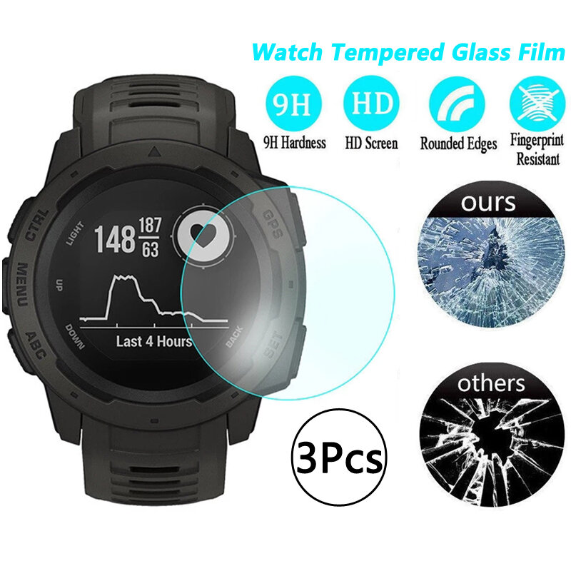 Ultra HD Clear Tempered Glass Screen Protective Film For Garmin Rorerunne 620 630 645 735 735XT 935 945 For Garmin Fenix 5 Plus #1