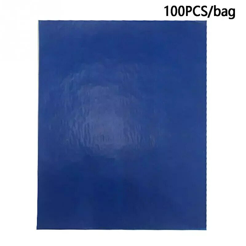 100 قطعة ملونة A4 نسخة أوراق الكربون المنزل مكتب اللوحة تتبع ورقة جانب واحد النسيج الرسم نقل 21 × 29.7 سنتيمتر