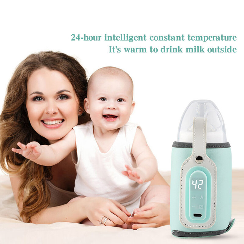 Fast Heating Nursing USB Charge Portable Travel Bottle Warmer Easy Clean In Car Multifunctional Constant Temperature Baby Milk