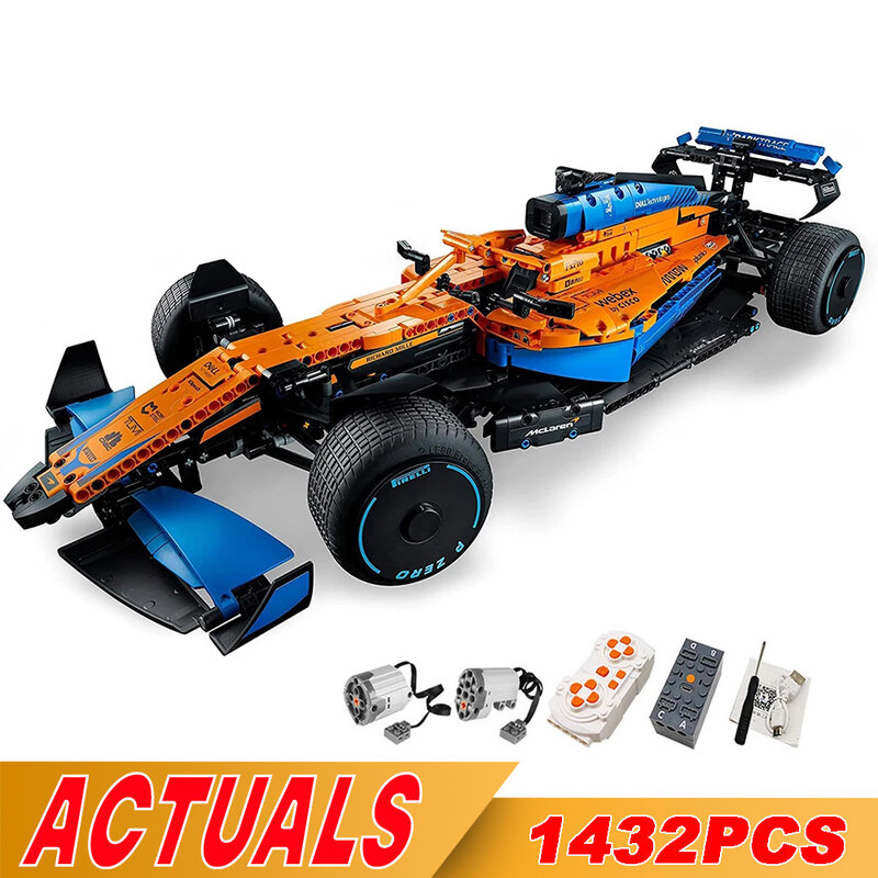 جديد التقنية 42141 ماكلاريد F1 الفورمولا 1 نموذج سيارة سباق اللبنات مدينة مركبة اللبنات الطوب لعب الاطفال الهدايا