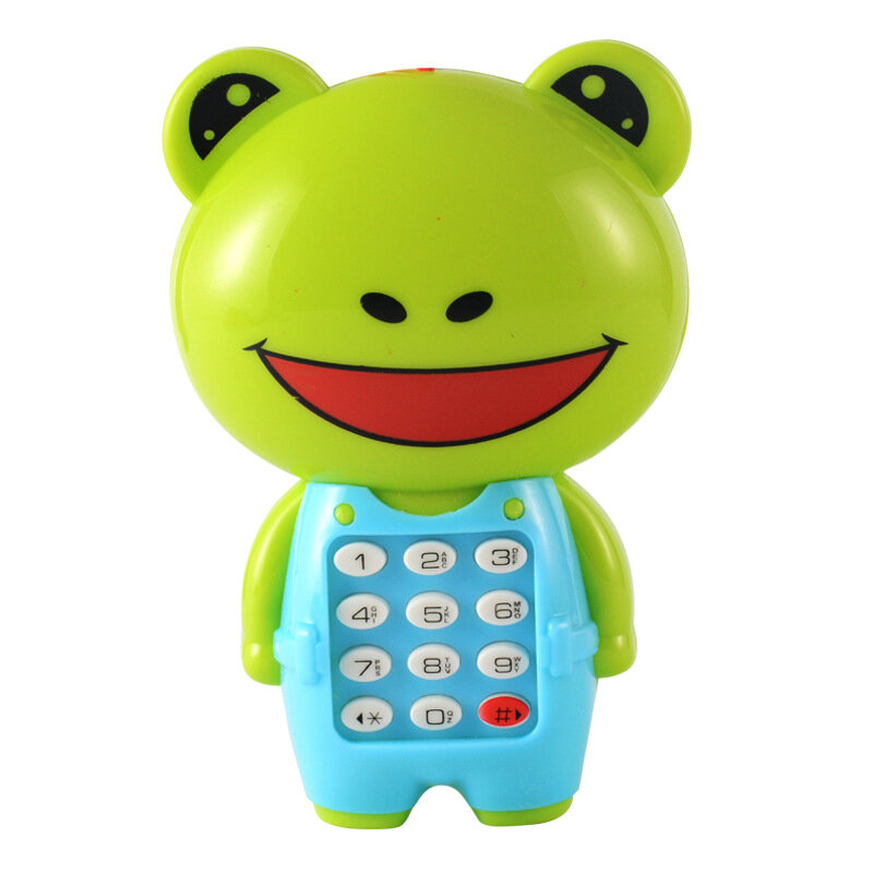 لعبة هواتف إلكترونية موسيقية صغيرة لطيف الأطفال الهاتف التعليم المبكر الكرتون الهاتف المحمول الهاتف المحمول ألعاب الأطفال