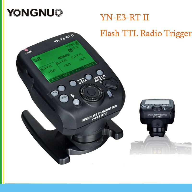 YONGNUO YN-E3-RT II فلاش TTL راديو الزناد Speedlite الارسال كما ST-E3-RT لكانون 600EX-RT YONGNUO YN600EX-RT الارسال