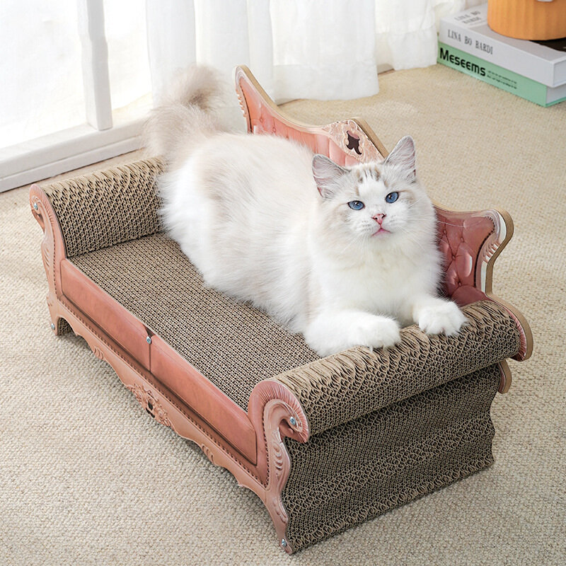 خمر القط أريكة ايكو الطبيعية المموج القط خدش مجلس الإبداعية القط عش المتكاملة استبدال مخلب طحن لعبة