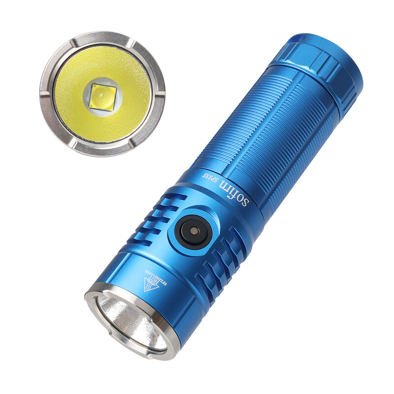 Sofirn SP33S جديد اللون USB C قابلة للشحن XHP70.2 5000lm قوية مصباح ليد جيب 26650 الشعلة مع عكس ضوء الشحن