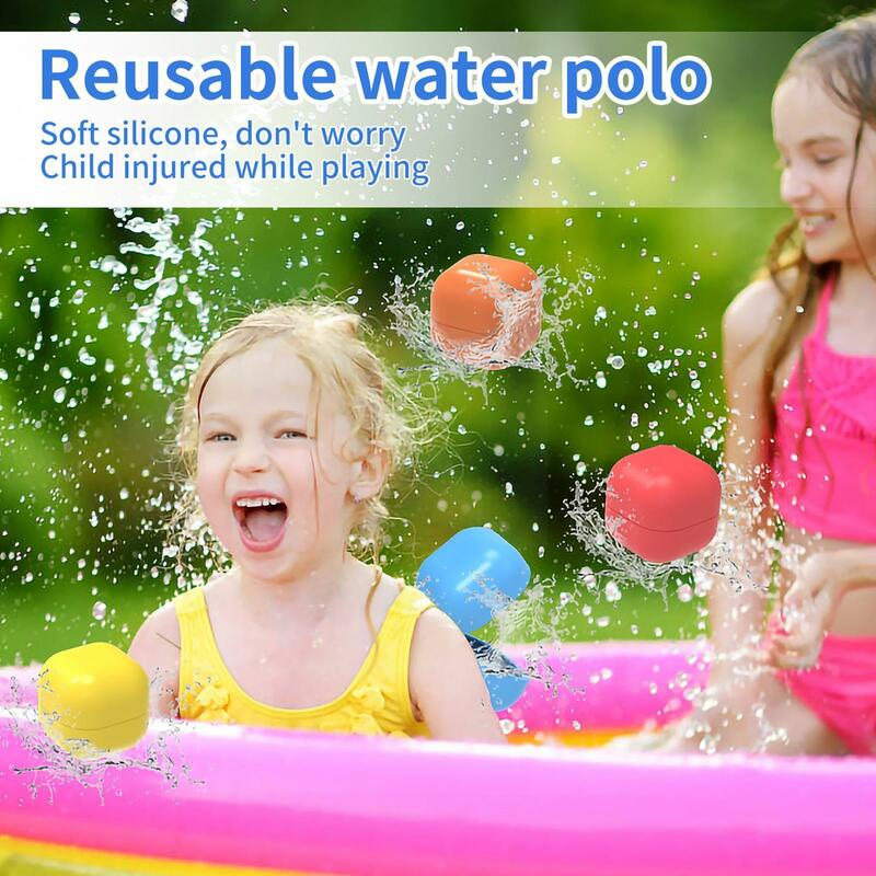 Reusable Silicone Bomb Water Balloons Quick Filling Self Sealing Waterfall Ball For Child&a Dult Summer Outdoor Games Pool R0p3
