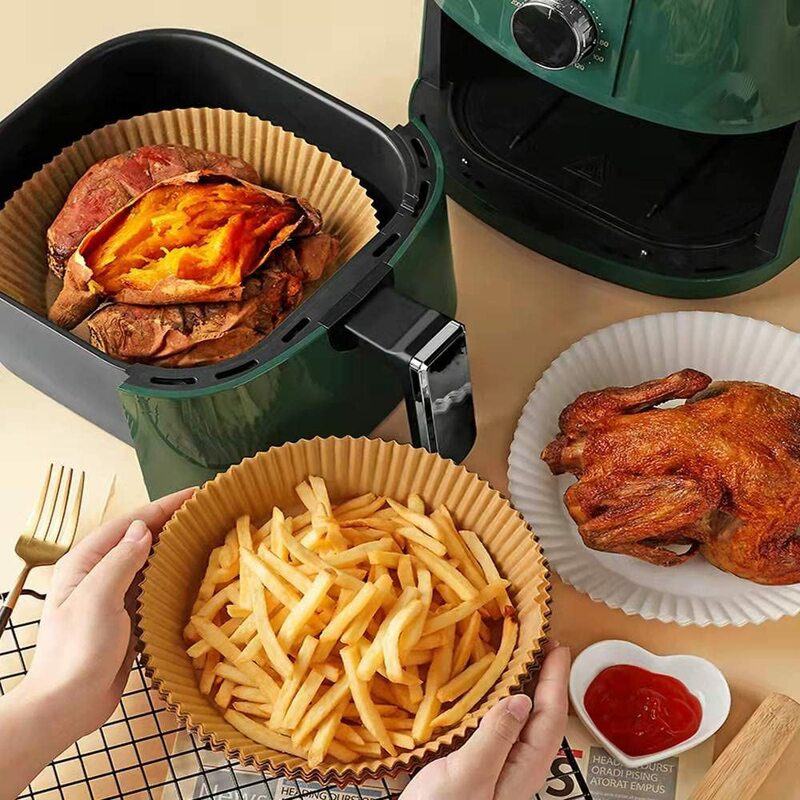 Special Paper for Air Fryer Baking Oil-proof and Oil-absorbing Paper for Household Barbecue Plate Food Oven Kitchen Pan Pad